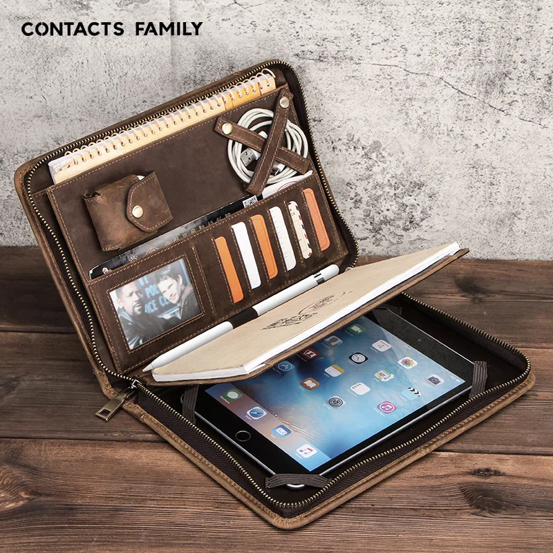 

Винтажный чехол для iPad Mini 4 5, сумка из натуральной кожи, многофункциональный флип-чехол из воловьей кожи в стиле ретро, кошелек для mini 5