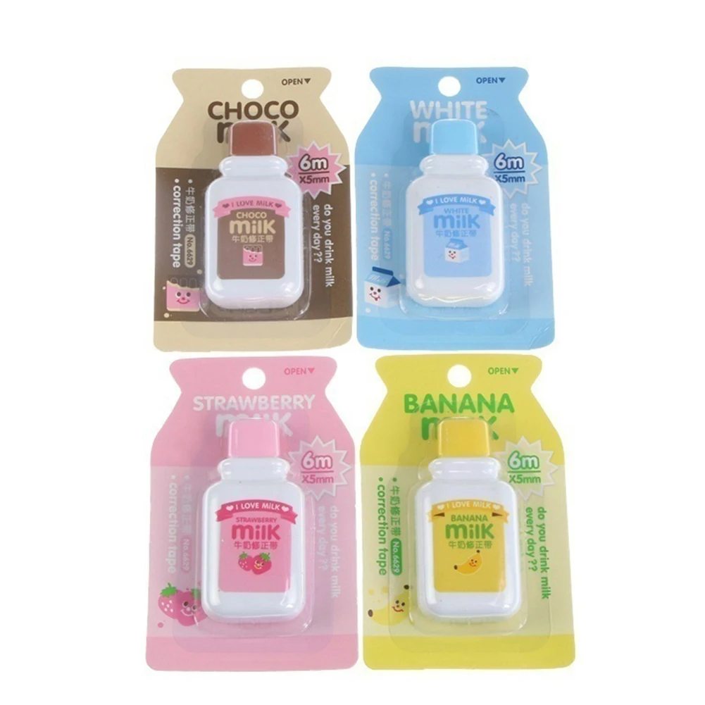 6 м прекрасные бутылки молока форма коррекции ленты Канцтовары офисный школьный