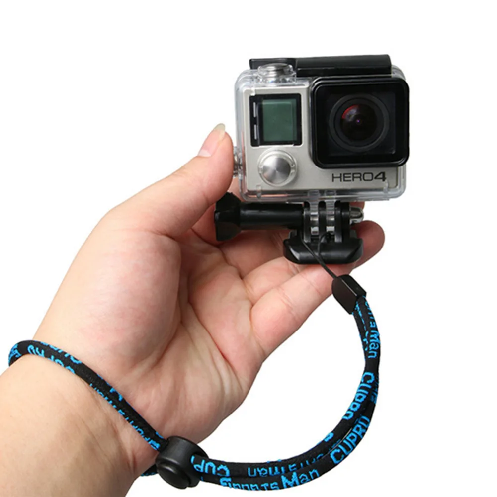 2 шт. Нейлоновый Регулируемый ремешок на запястье для GoPro Hero4/Hero3 +/Hero3/Hero2/Hero1/Xiaoyi