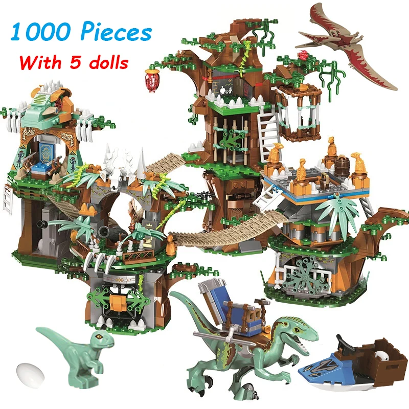 

Детский конструктор «Парк Юрского периода», 1000 деталей