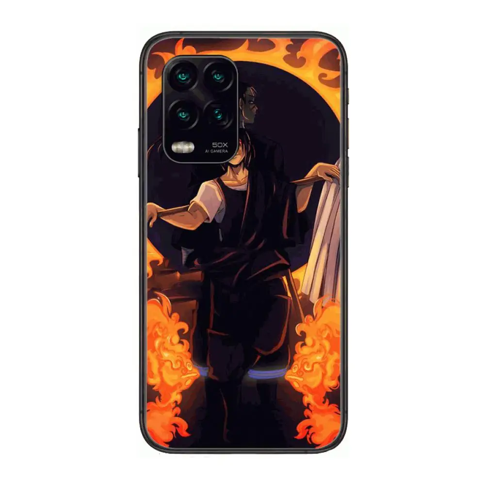 

Anime fire brigade Phone Case For xiaomi Redmi Note 9S 8 7 6 5 A Pro T Anime Black Cover Silicone Back Pretty senior