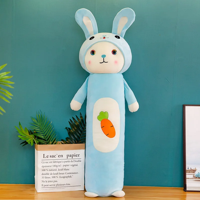 Zqswkl 90/110/130cm christmas toys cat plush long pillow toy kawaii avocado soft toyfrog rabbit sleep for girls birthday - купить по