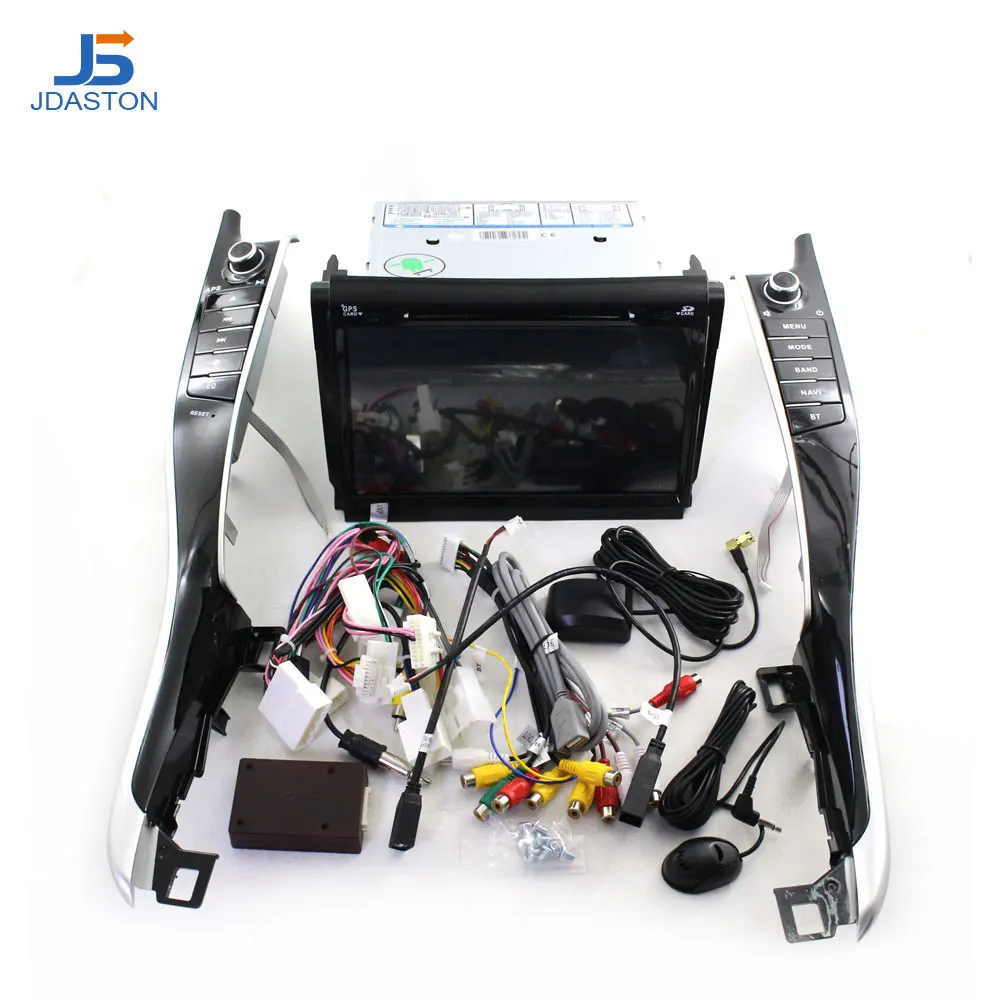 JDASTON 7 дюймов Android 10 0 Автомобильный DVD плеер для Toyota Harrier 2013-2017 2 Din автомобильное
