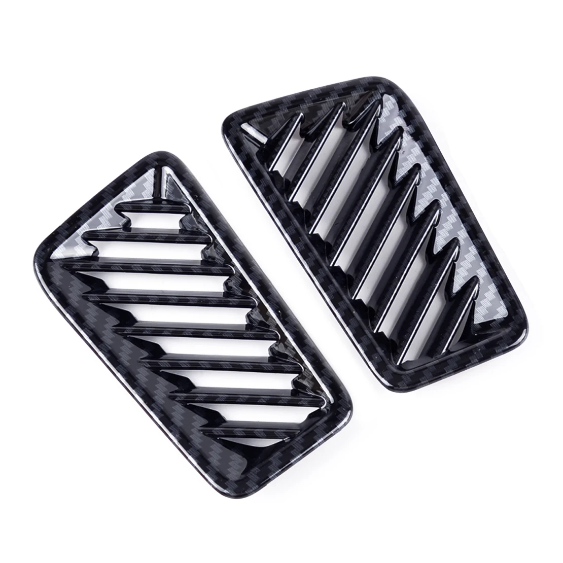 CITALL ABS Carbon Fiber Texture Front Interior Upper Air Vent Outlet Cover Decoration Trim Car Styling Fit for Toyota RAV4 2019 |