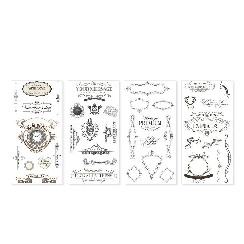 Mr. paper 24 дизайна 4 шт./лот на основе Sketchbook Deco Наклейки из бумаги васи Скрапбукинг пули журнал популярный деко постельное белье наклейки - Цвет: 8