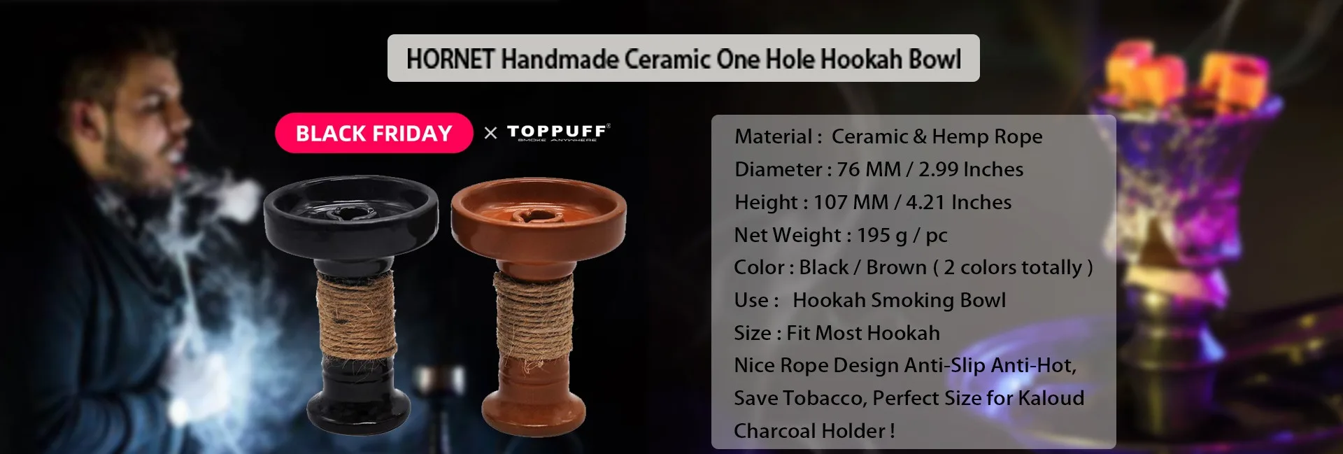 HORNET 1,0 м шланг для кальяна из искусственной кожи деревянный мундштук ручка шток для кальяна шланг для воды Chicha Narghile аксессуары