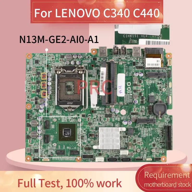 Материнская плата для ноутбука LENOVO C340 C440 CIH61S1 N13M GE2 AI0 A1 DDR3 ноутбука|Материнские