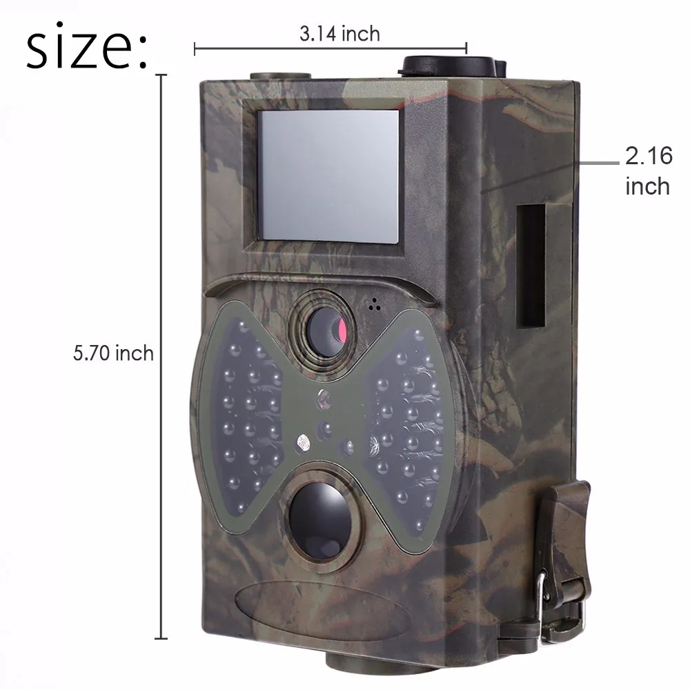Фотоловушка для охоты на оленей камера 12MP 1080P с ночным видением охотника цифровая