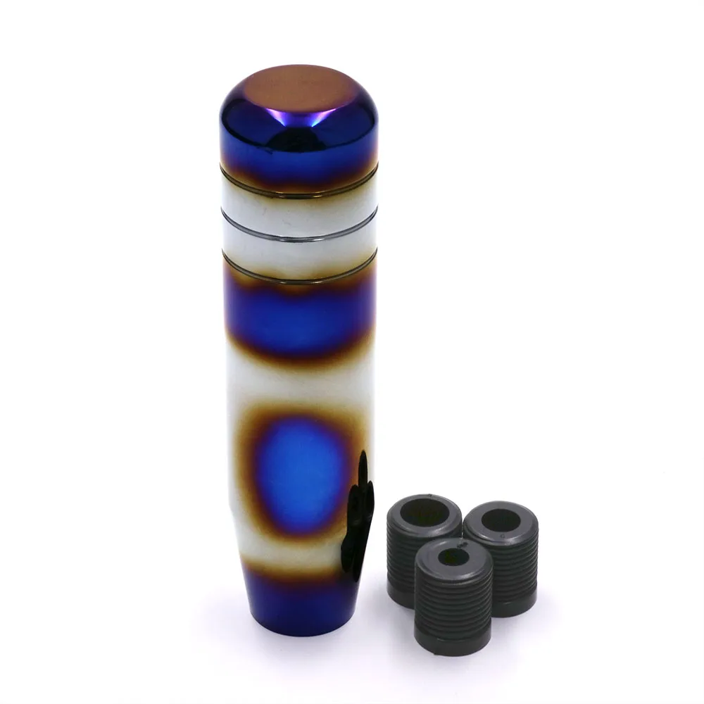 Универсальный алюминиевый автомобиль титана стиль сгоревший синий рычаг