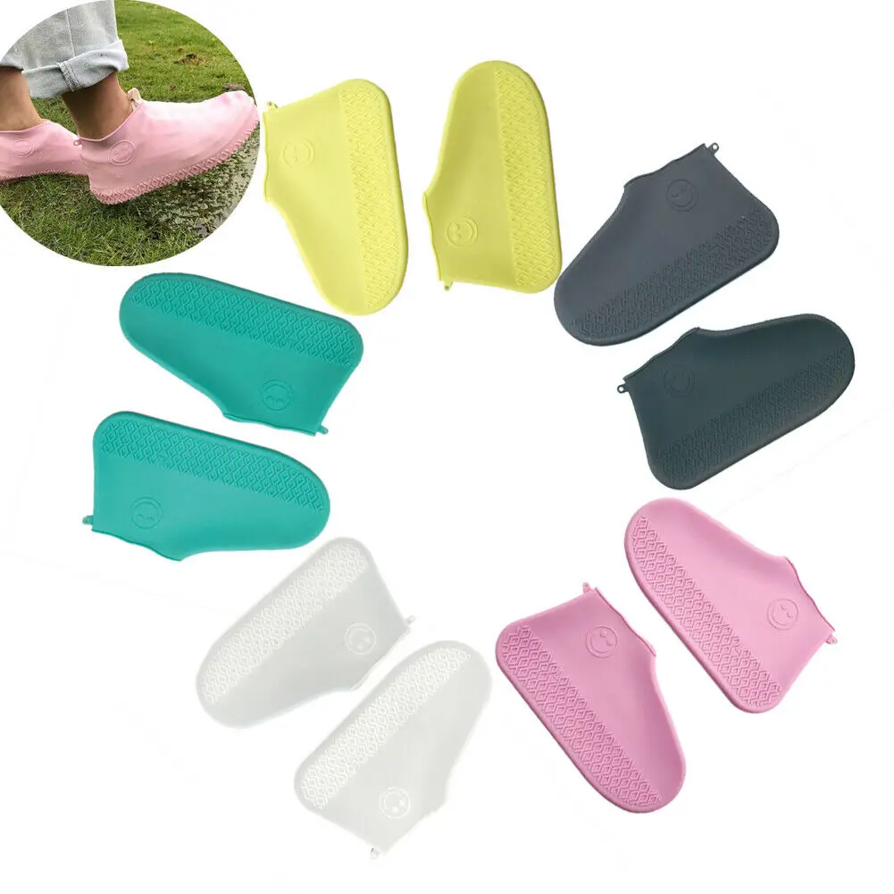 Силиконовый водонепроницаемый чехол для обуви непромокаемый нескользящий | Дом