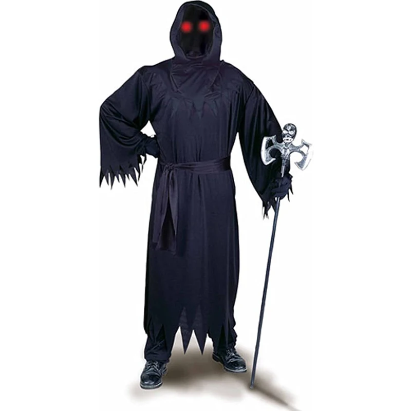 Необычное женское платье для Хэллоуина взрослых костюм с капюшоном один размер |
