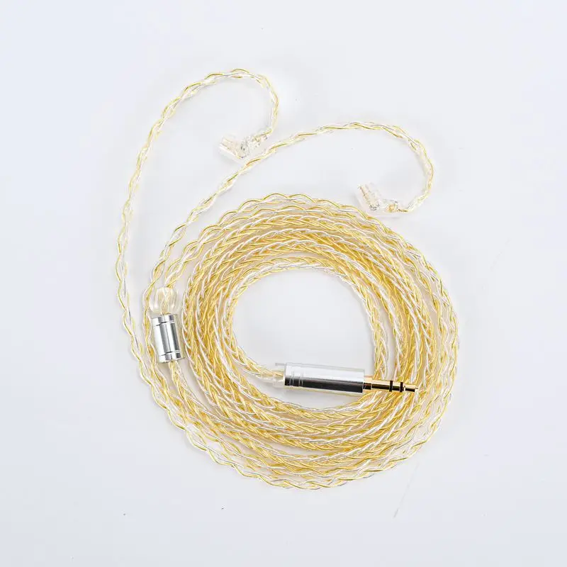 

5N Silver Plated Cooper 2.5mm/3.5mm Plug Earphone Wire MMCX HiFi Balance Cable For F7200 F410