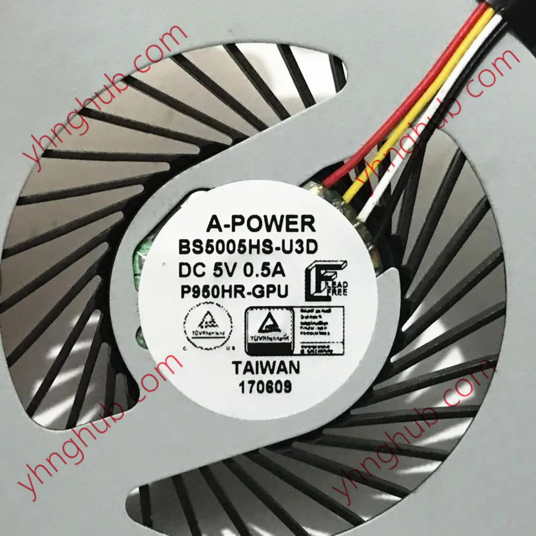 4-проводной охлаждающий вентилятор для сервера A-Power BS5005HS-U3D DC 5V 0.5A | Компьютеры и