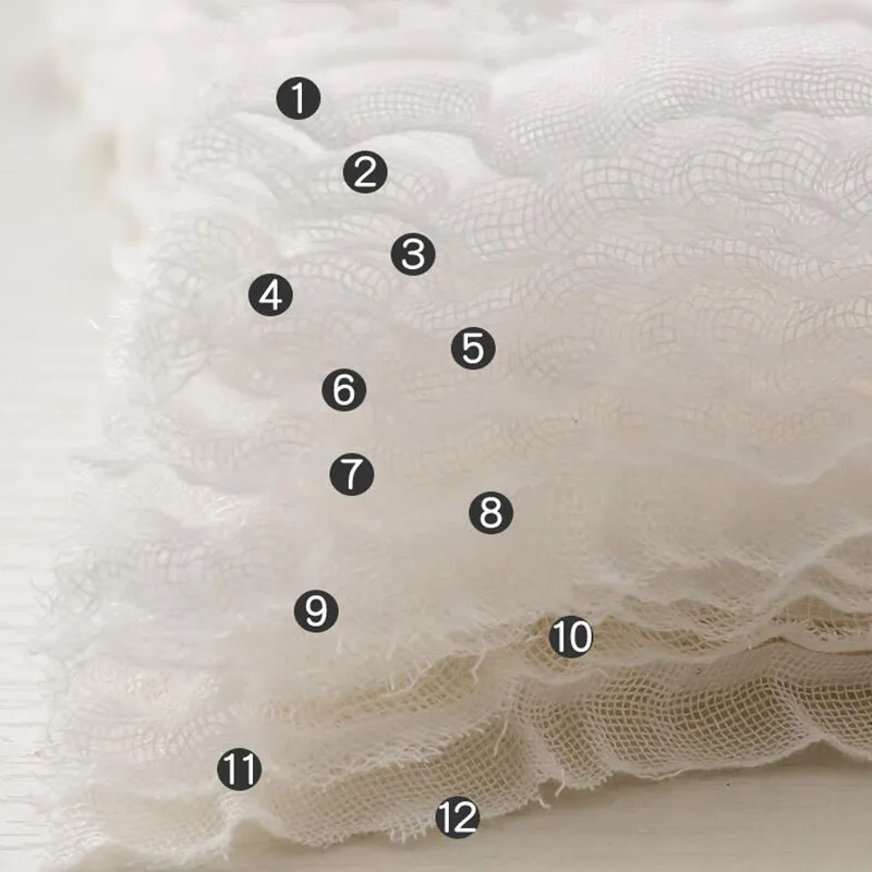 6 шт муслиновая Пеленка из плотной ткани Подгузники Детские многоразовые