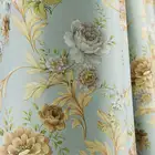 Роскошные затемняющие шторы для гостиной, занавески с принтом для спальни, европейская ткань с цветочным рисунком, драпировка, шторы тюлевые