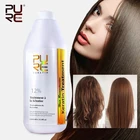 PURC 12% Бразильский кератин для восстановления волос и выпрямления волос 1000 мл форменный чистый шоколад волшебное лечение волос