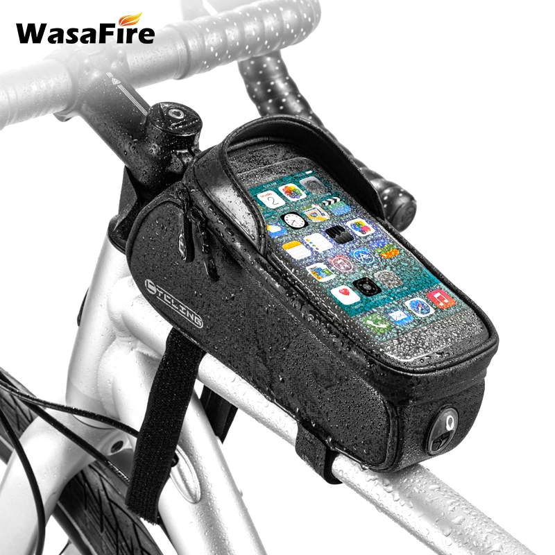 

Waterproof Reflective Bicycle Bag Bike Front Frame Top Tube Cycling Bag Touch Screen Phone Case MTB Bicycle Accessories