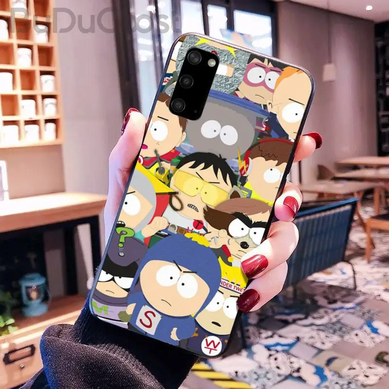 

Cartoon South-Park painting Phone Case for Samsung S20 plus Ultra S6 S7 edge S8 S9 plus S10-5G lite 2020 S10E