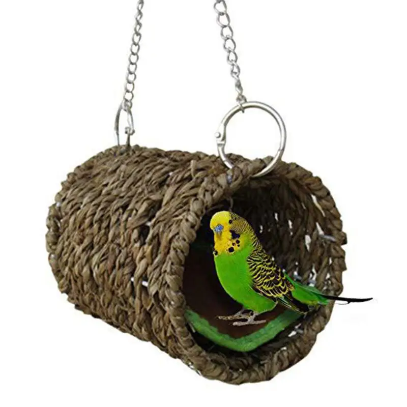 

3Pcs Parrot Cage Toy Squirrel Hamster Squirrel Hammock Bird Nest Swing Ladder