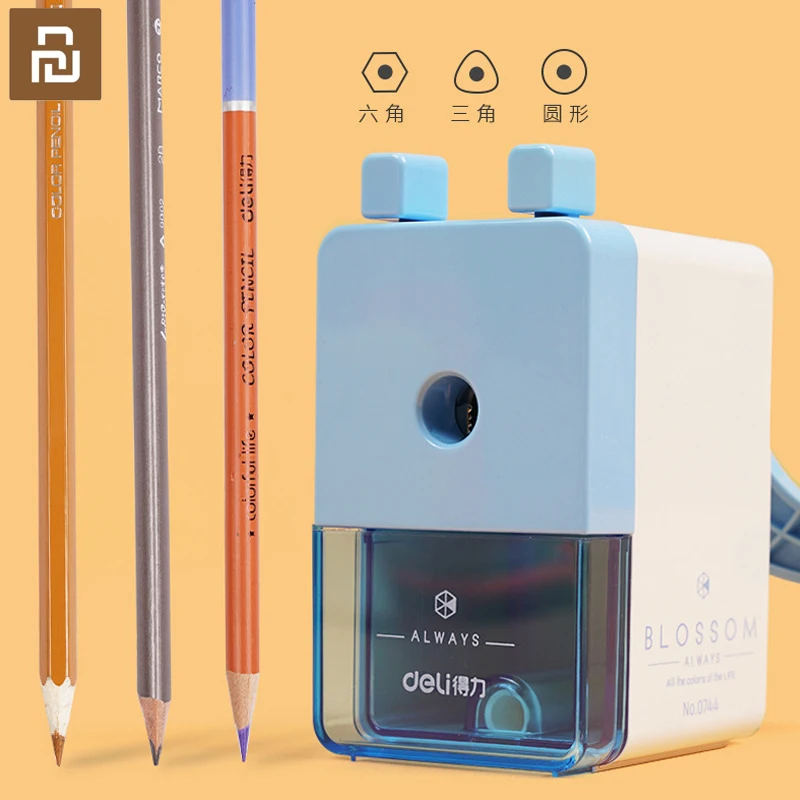 Youpin DELI креативная простая Автоматическая точилка для карандашей студентов