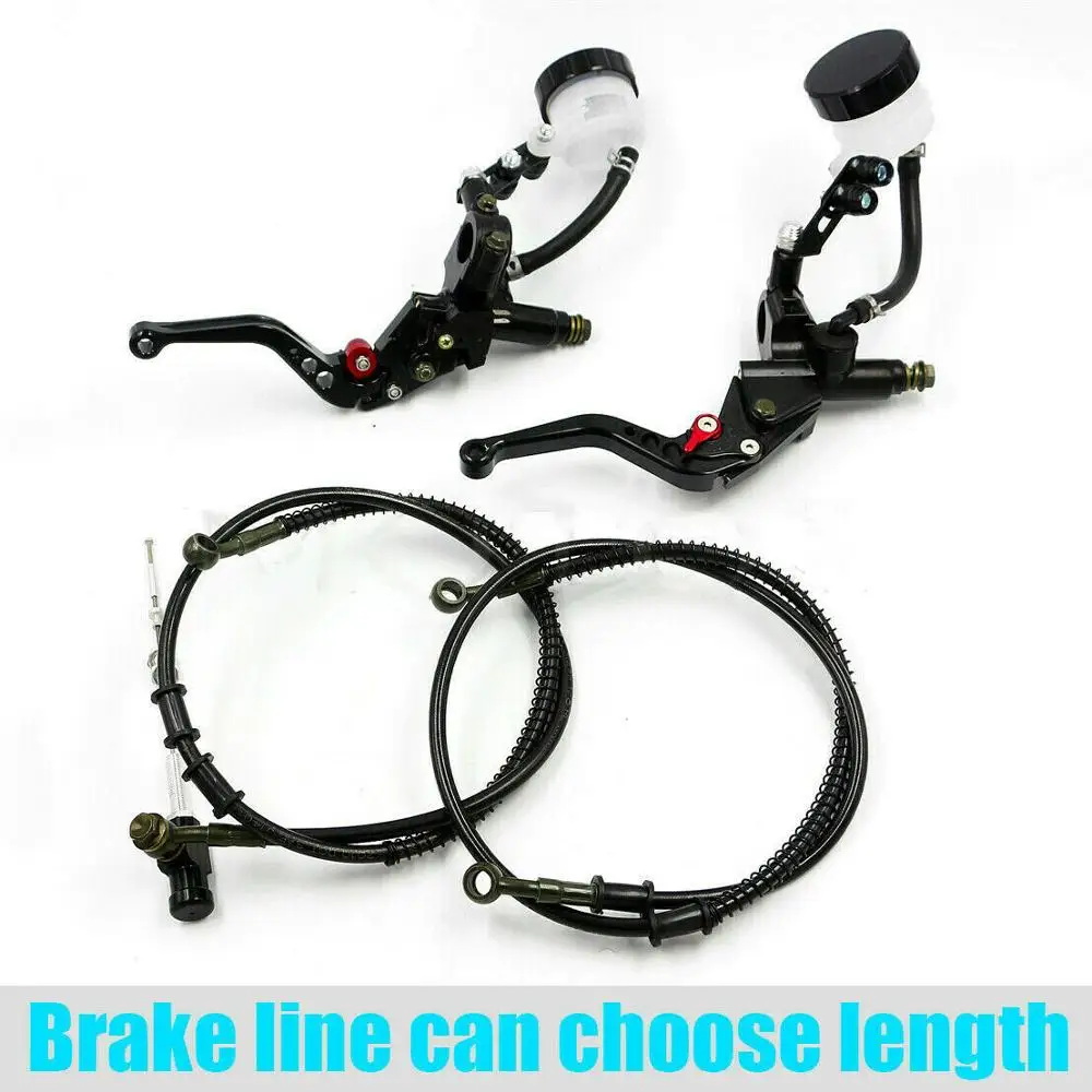 

7/8" Universal Reduce grip Racing CNC Hydraulic Clutch Lever Master Cylinder kit