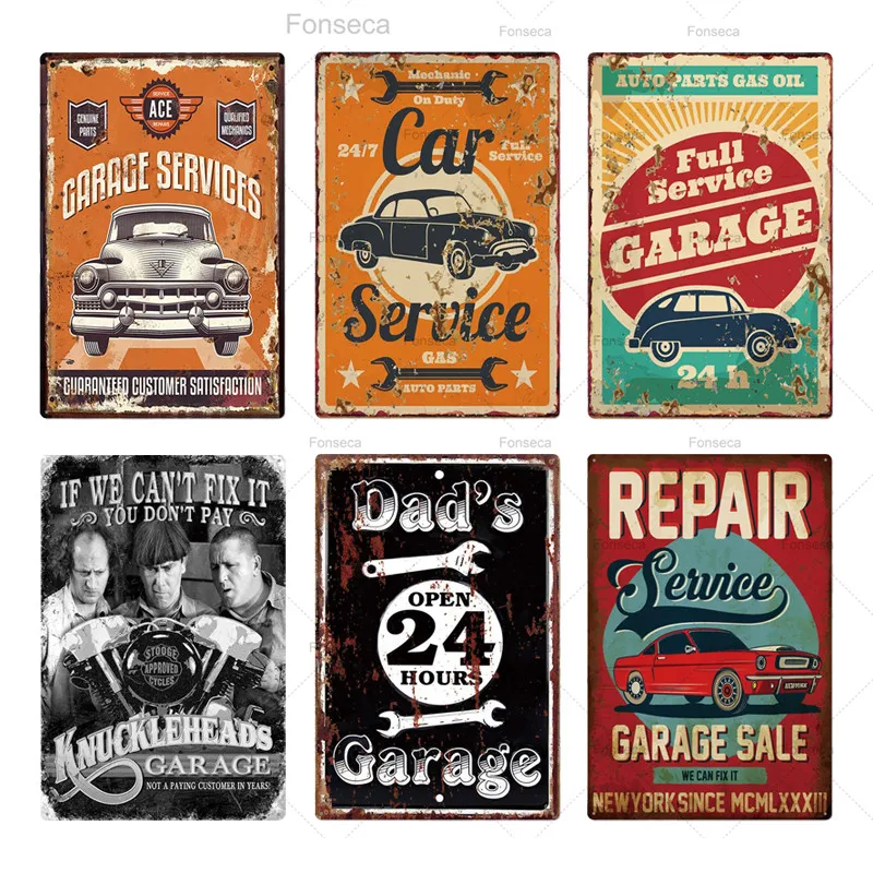 Гараж металлический знак доска Металл Винтаж DAD'S Ретро металлическое олово