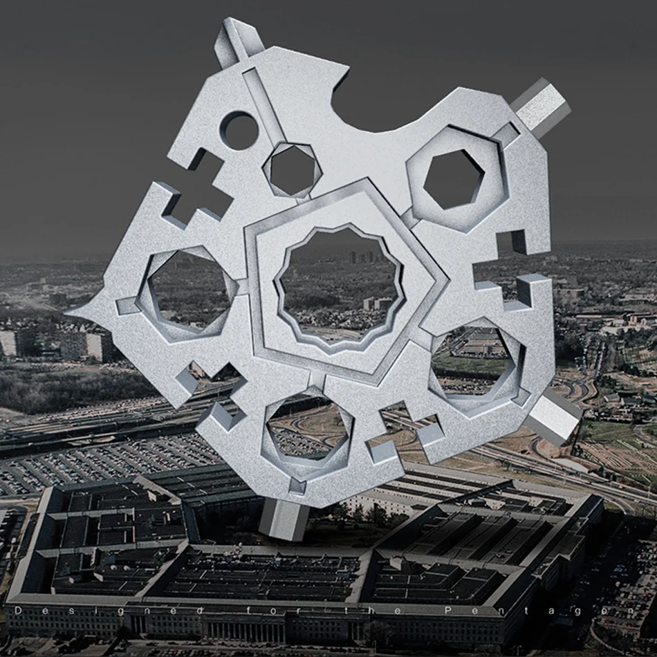 23 в 1 Снежинка Снежный ключ инструмент гаечный шестигранный открывалка для