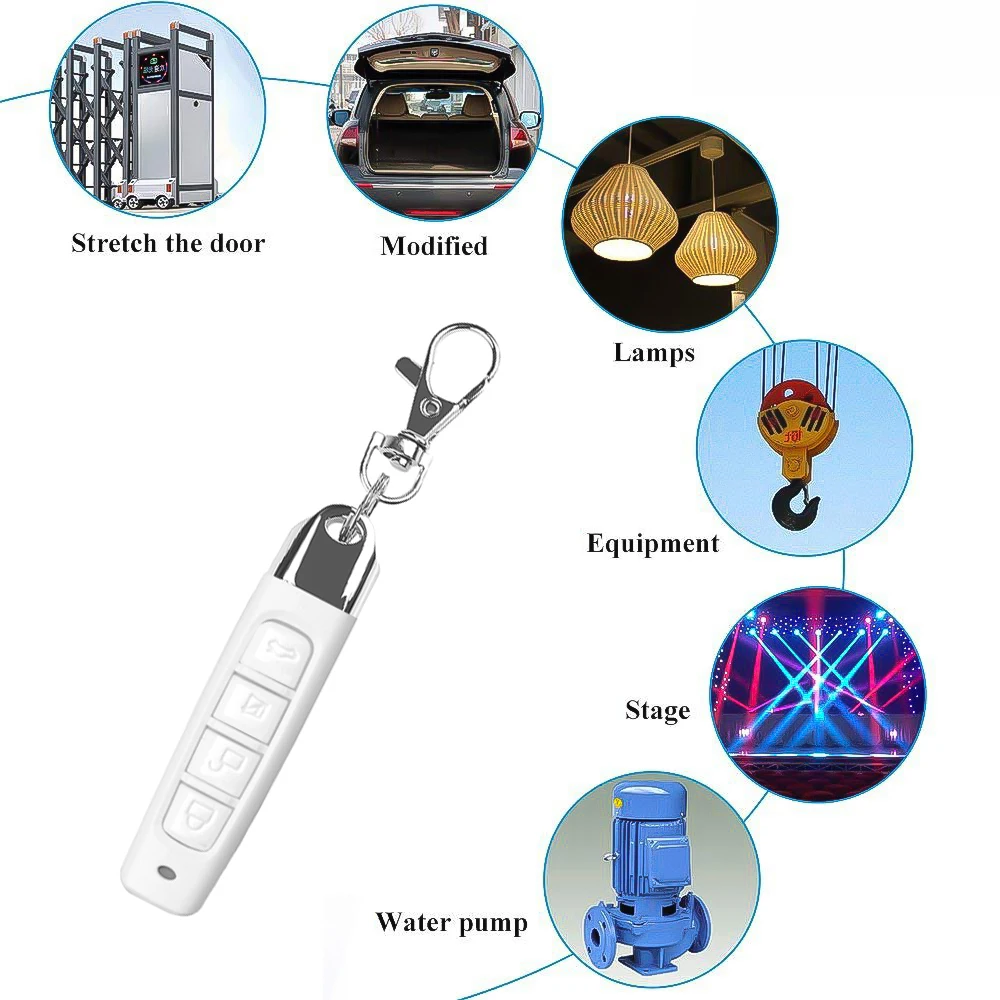 Пульт-ключ дистанционного управления для гаража/ворот/дверей Kebidu 433 МГц - купить