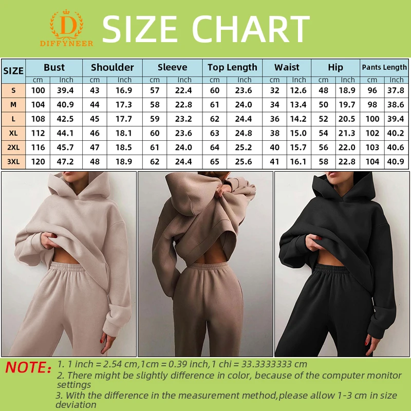 

Women Warm Hoodie Sweatshirts and Gothic Long Pant Tracksuit Fashion Blackpink Two Piece Sets Ladies Lace Up Sweatshirt Suits