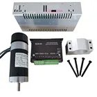 48v 500W бесщеточный электродвигатель вращения шпинделя + 57MM Зажим с винтами + 48V бесщеточный двигатель Драйвер + 48VDC 10.5A источник питания