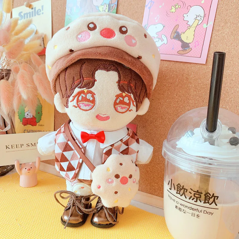

DIY for 20cm Doll Plush Doll's Clothes pants Satchel Lovely Toys Dolls Accessories Sean Xiao Korea EXO Idol Dolls Gift