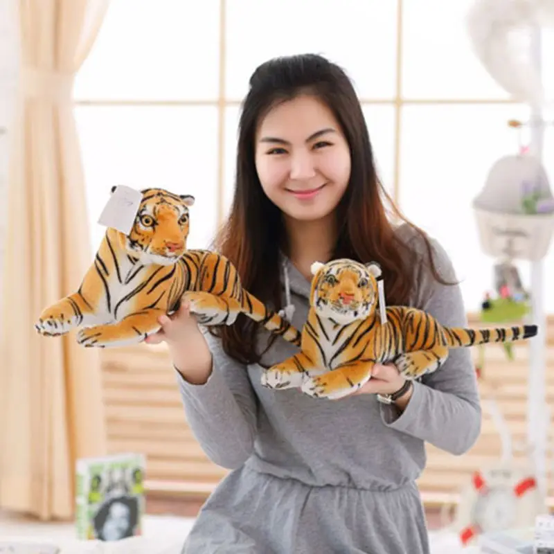 Мягкая плюшевая подушка из Sumatran Tiger большая мультяшная игрушка с животным Кукла