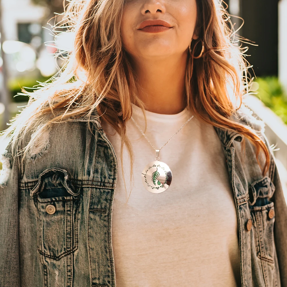 Женский кулон из нержавеющей стали с распылителем эфирных масел | Украшения и