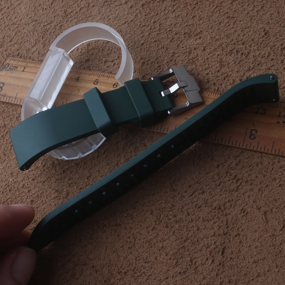 Мягкие силиконовые ремешки для часов сменный спортивный ремешок 20 мм 22