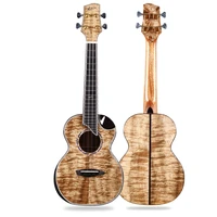 riobo solid gold electric tenor ukulele concert 2326 inches with bag 4 strings small guitar gloss finish with capotunerstrap