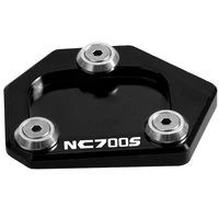 for honda nc700s nc700 s 2012 2013 2014 2015 2016 high quality cnc aluminum kickstand side stand plate pad enlarge extension