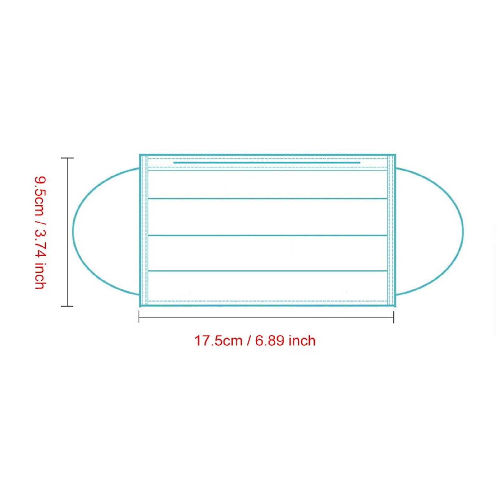 

50pcs Disposable Face Mask Adult Unisex Non-woven Meltblown 3 Ply Filter Dustproof Mask Totem Print Breathable Protective Mask