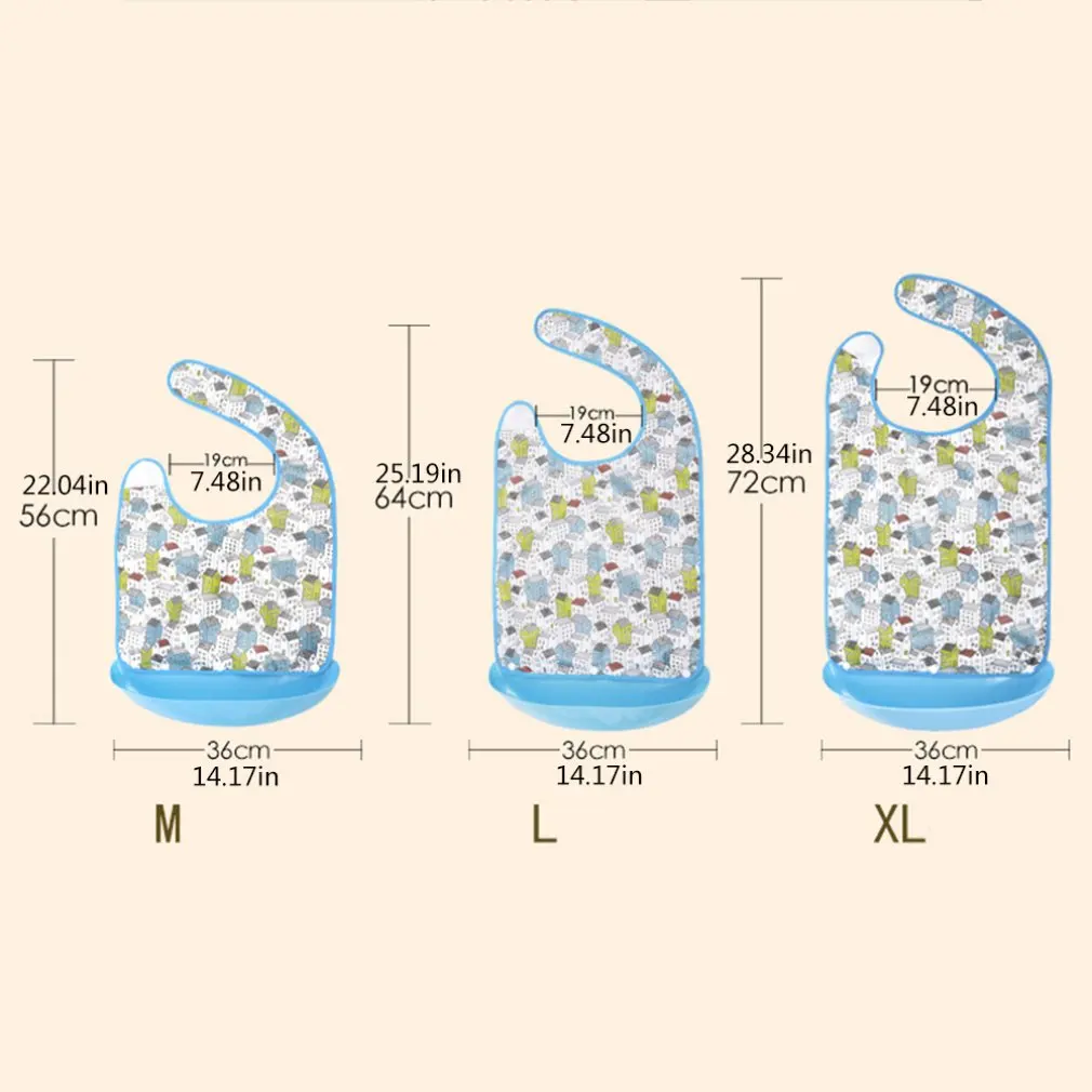 

Bibs For The Elderly Eating Waterproof And Leak-proof Saliva Towels Practical Adult Bibs Adult Meal Pockets