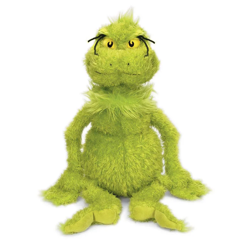 

New Cute Cartoon Dr Seuss Grinch Christmas Green Big Plush Doll 50CM For Girls Boys Kids Stuffed Toys Children Gifts
