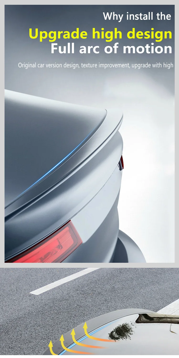 Для Volvo s90 изменение заднее крыло специальный спойлер s90 аксессуары украшения автомобильные аксессуары стикер