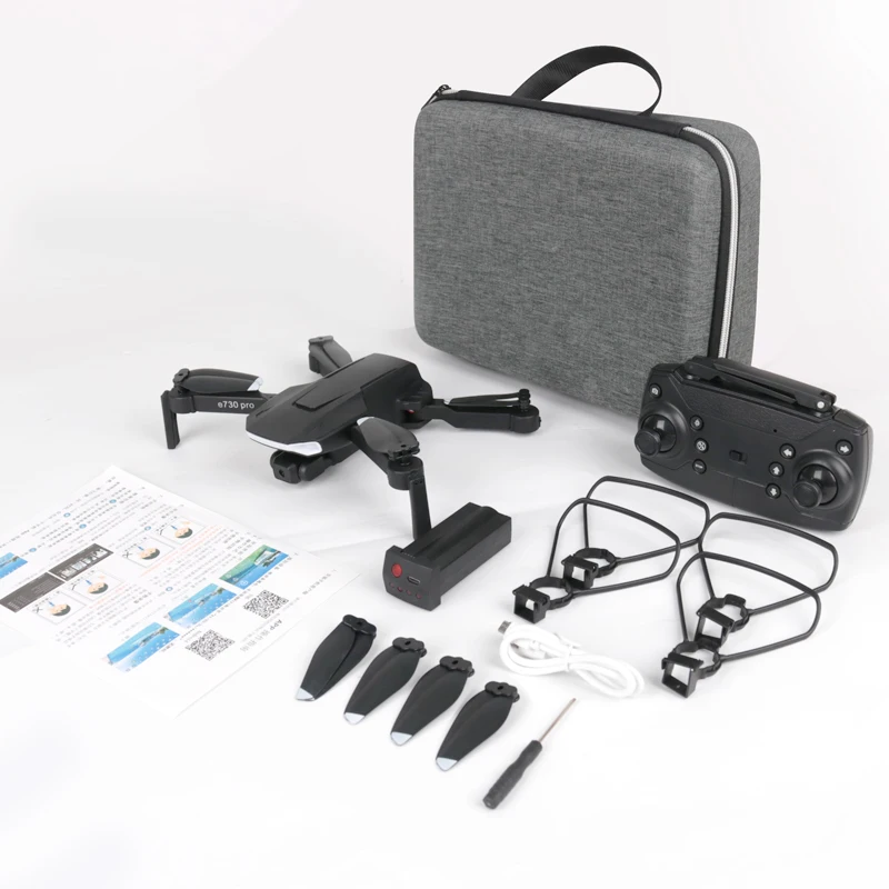 

E730PRO Camera Drone Folding Quadcopter WIFI FPV Drone Dual-lens 4K Camera Height Hold RC Foldable Quadcopter Drone Model RC Toy