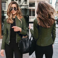 new product hot sale autumn and winter womens fashion pu leather suit jacket learher coats plus size clothing for women 5xl