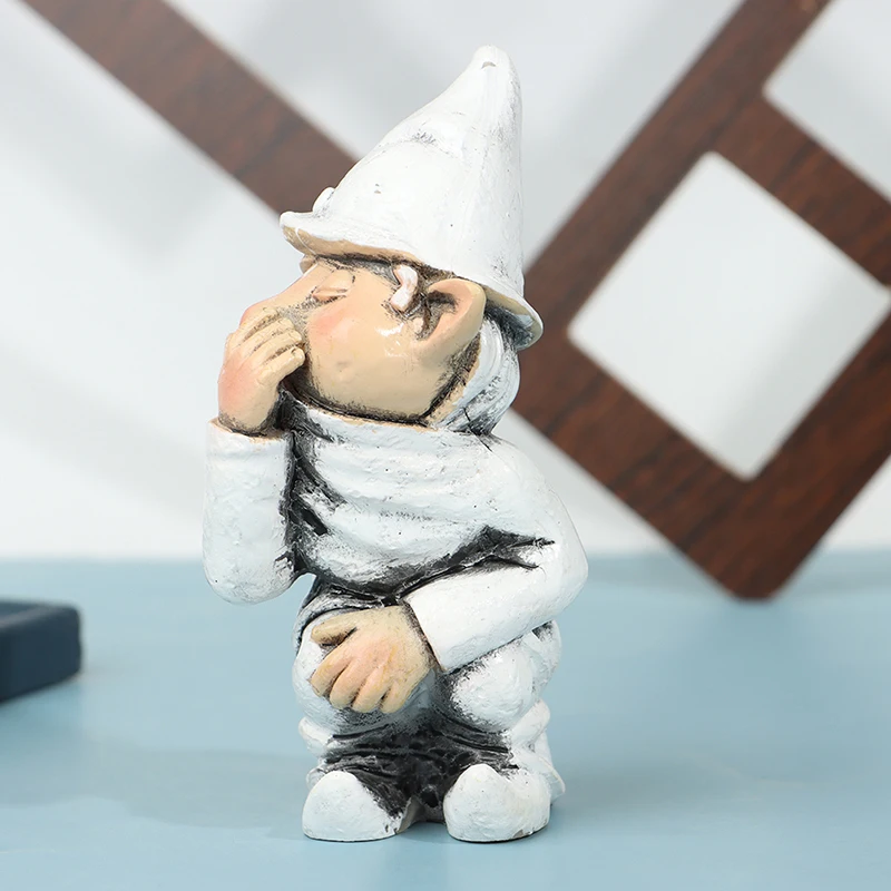 

New Resin Elf-Character Ornaments Funny Gnome Miniature Dwarf Figurine Statue