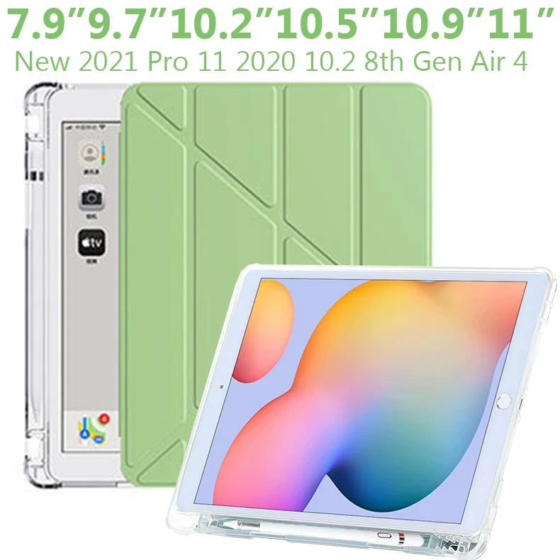 Чехол для iPad 10,2 8-го поколения, чехол для 6-го 7-го поколения 9,7 2018 Air 3 2 Mini 5, чехол для iPad Air 4 iPad Pro 11 2020 2021, чехол