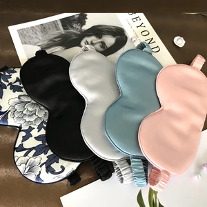 19 Momme Mulberry-шелковая маска на глаза для сна, повязка на глаза с эластичным ремешком, мягкое покрытие для глаз, глазная повязка для ночного сна, путешествий, дневного сна