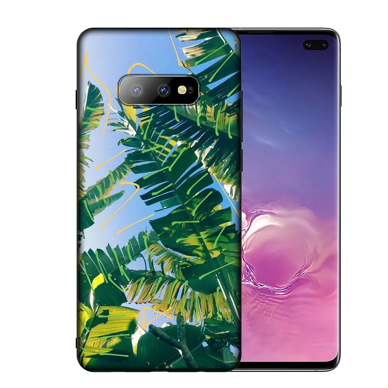 Мягкий чехол для телефона IYICAO Summer Palms Sea Ocean Aloha Samsung Galaxy S20 Ultra S10 Lite S9 S8 Plus S6 S7 Edge S10e |