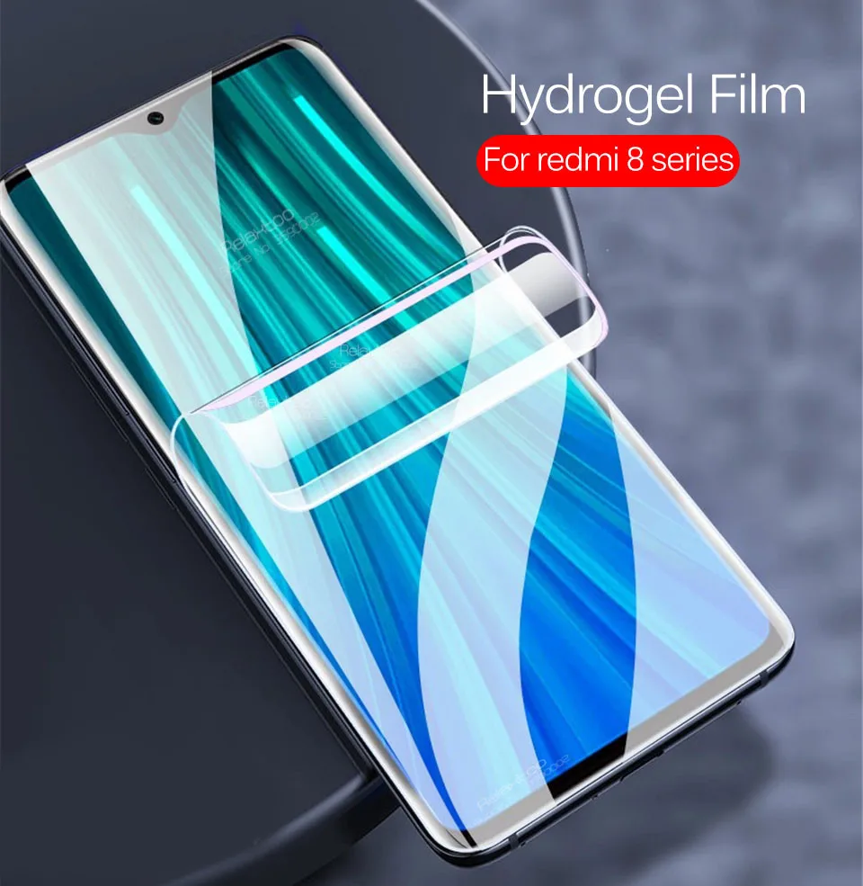 Гидрогелевая Защитная пленка для xiaomi redmi note 8 pro защита экрана xiomi 8T 8a 7 7a мягкая не
