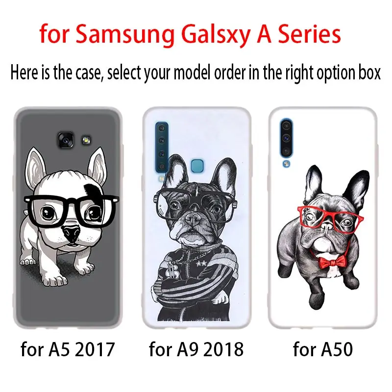 dog american bulldog Phone Case For Samsung Galaxy A52 A32 A42 A12 A72 5G A50 A51 A21S A3 A5 A6 A7 A8 Plus 2018 2017 Cover Coque | Мобильные