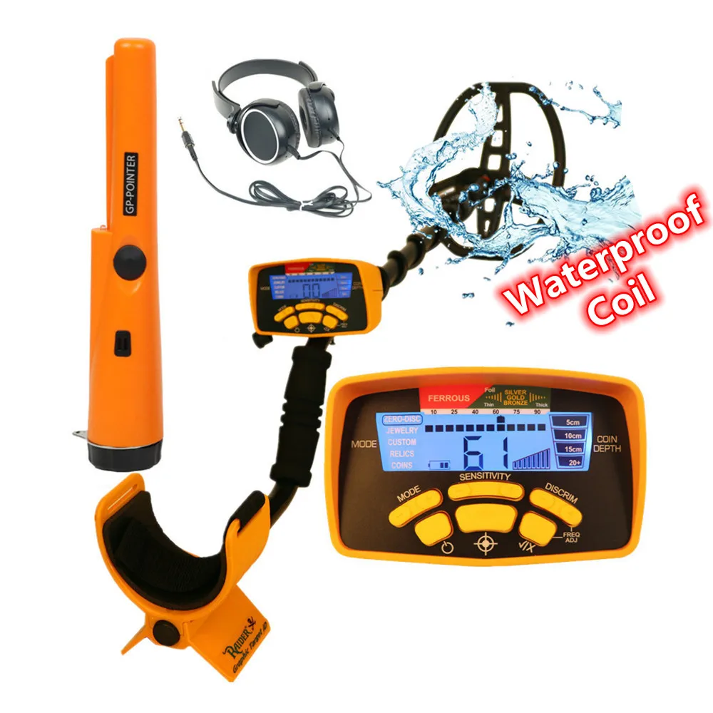 Профессиональный Подземный золотоискатель ручной детектор для поиска