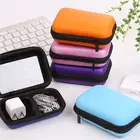 Портативная мини-сумка для наушников, высококачественный Кошелек для монет, чехол для наушников и USB-кабеля, чехол для хранения, чехол из ЭВА материала для жесткого диска, сумка для переноски